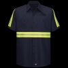 Enhanced Visibility Short Sleeve Cotton Work Shirt Thumbnail