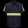 Enhanced Visibility Short Sleeve Cotton Work Shirt Thumbnail