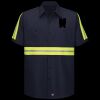 Enhanced Visibility Short Sleeve Cotton Work Shirt Thumbnail