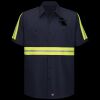 Enhanced Visibility Short Sleeve Cotton Work Shirt Thumbnail