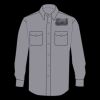 Enhanced Visibility Long Sleeve Cotton Work Shirt - Tall Sizes Thumbnail