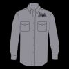 Enhanced Visibility Long Sleeve Cotton Work Shirt - Tall Sizes Thumbnail