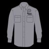 Enhanced Visibility Long Sleeve Cotton Work Shirt - Tall Sizes Thumbnail
