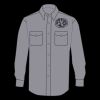 Enhanced Visibility Long Sleeve Cotton Work Shirt - Tall Sizes Thumbnail