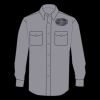 Enhanced Visibility Long Sleeve Cotton Work Shirt - Tall Sizes Thumbnail