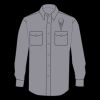 Enhanced Visibility Long Sleeve Cotton Work Shirt - Tall Sizes Thumbnail