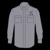 Enhanced Visibility Long Sleeve Cotton Work Shirt - Tall Sizes Thumbnail
