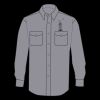 Enhanced Visibility Long Sleeve Cotton Work Shirt - Tall Sizes Thumbnail