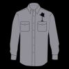 Enhanced Visibility Long Sleeve Cotton Work Shirt - Tall Sizes Thumbnail