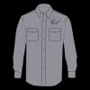 Enhanced Visibility Long Sleeve Cotton Work Shirt - Tall Sizes Thumbnail