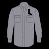 Enhanced Visibility Long Sleeve Cotton Work Shirt - Tall Sizes Thumbnail