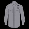 Enhanced Visibility Long Sleeve Cotton Work Shirt - Tall Sizes Thumbnail