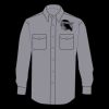 Enhanced Visibility Long Sleeve Cotton Work Shirt - Tall Sizes Thumbnail