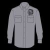 Enhanced Visibility Long Sleeve Cotton Work Shirt - Tall Sizes Thumbnail