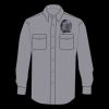 Enhanced Visibility Long Sleeve Cotton Work Shirt - Tall Sizes Thumbnail