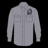 Enhanced Visibility Long Sleeve Cotton Work Shirt - Tall Sizes Thumbnail