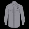 Enhanced Visibility Long Sleeve Cotton Work Shirt - Tall Sizes Thumbnail