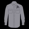 Enhanced Visibility Long Sleeve Cotton Work Shirt - Tall Sizes Thumbnail