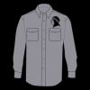 Enhanced Visibility Long Sleeve Cotton Work Shirt - Tall Sizes Thumbnail