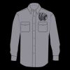 Enhanced Visibility Long Sleeve Cotton Work Shirt - Tall Sizes Thumbnail