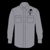 Enhanced Visibility Long Sleeve Cotton Work Shirt - Tall Sizes Thumbnail