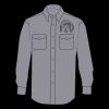 Enhanced Visibility Long Sleeve Cotton Work Shirt - Tall Sizes Thumbnail