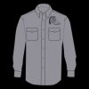 Enhanced Visibility Long Sleeve Cotton Work Shirt - Tall Sizes Thumbnail