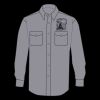 Enhanced Visibility Long Sleeve Cotton Work Shirt - Tall Sizes Thumbnail